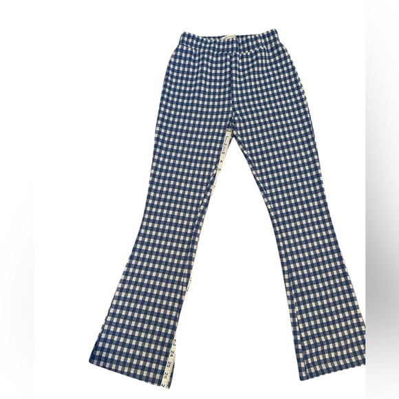 Urban Outfitters Black & Blue Checkered Pants Size Small - Picture 6 of 9